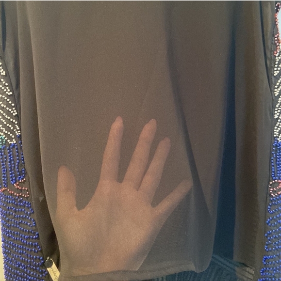 ONE TEASPOON | Sheer Hand Beaded Colorblock Cami - Picture 4 of 4